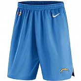 Men's San Diego Chargers Nike Powder Blue Knit Performance Shorts